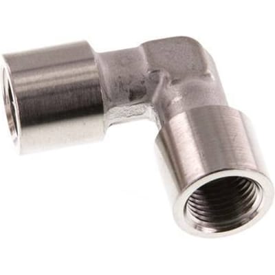 G 1/8'' RVS L-Fitting 90graden 150 Bar - FL2E-F-SH-018G