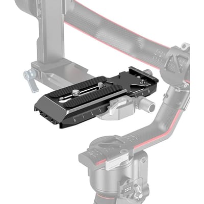 Snelkoppelingsplaat voor Gimbal Aluminiumlegering Arca-Swiss Snelkoppelingsplaat Adapter Vervanging zwart