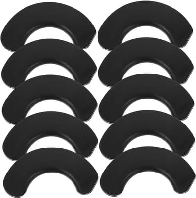 Dumbbell Kussens - Beschermpads Fitness - Apparatuur Beschermen - Vermindert Wrijving - 10 Stuks - Zwart