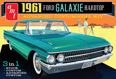AMT Modelbouwpakket Auto - 1430 Ford Galaxie Hardtop 1961 Plastic - 1:25 - Modelbouw
