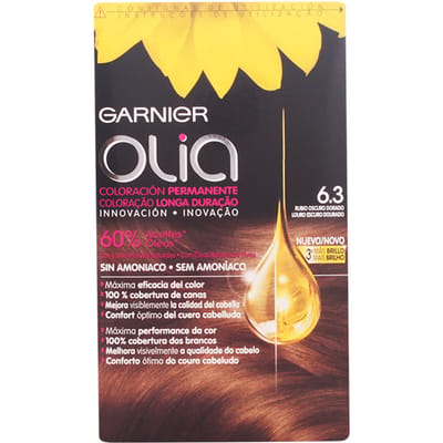 Olia Permanente Kleuring #6,3 Donker Goudblond Set 4 stuks