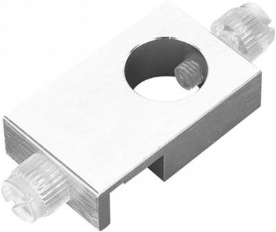SnelShoppen - Fish Tank Tube Fixture Holder 0.65 inch Aluminium Aquarium Fixing Clamp met Overflow Preventie en Transparante Acryl Schroeven