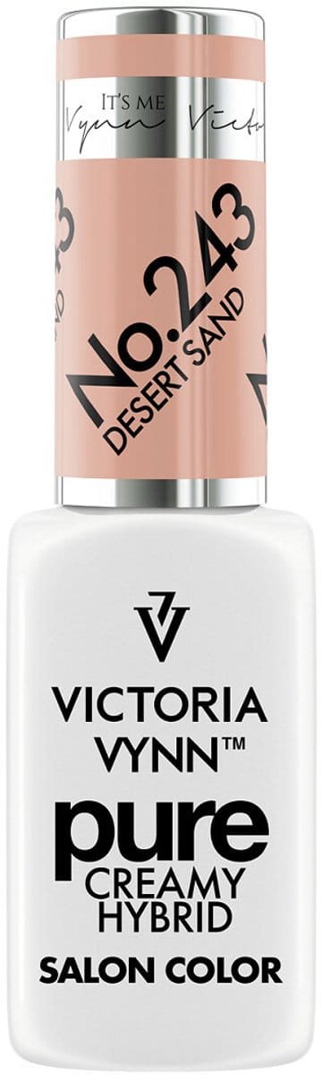 Victoria Vynn - Pure Creamy Hybrid 243 Desert Sand 8 ml - nude gel polish - beige nude bruin - vegan - gel lak - nagels - nagelverzorging - nagelstyliste - manicure - gellak - acryl - gel - biab - polygel - callance