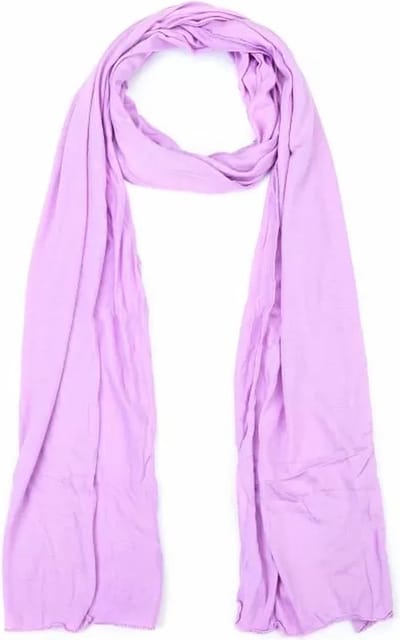Bijoutheek Sjaal (Fashion) Effen Dun 35 CM x 200 CM Lila