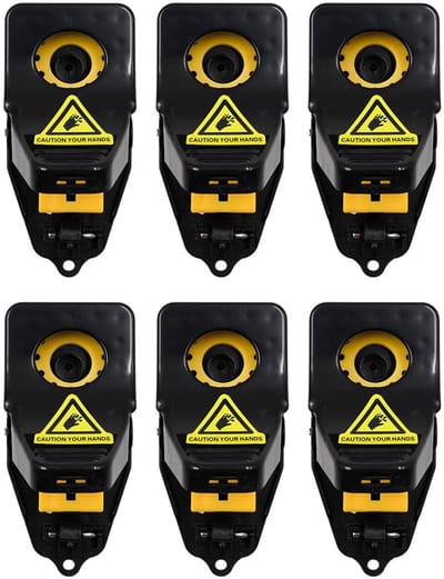 Dailygoods- Muizenvanger 6-pack - Zware, zeer gevoelige muizenvallen - Herbruikbare muizenval - Effectieve knaagdiervanger - Voor binnen/buiten - Gemakkelijk schoon te maken