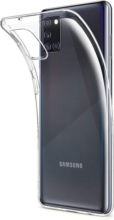 Hoesje voor Samsung Galaxy A31 backcover Shockproof siliconen Transparant