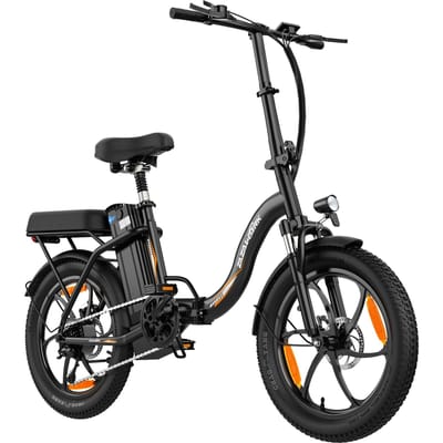 ZAZAWORK C16 Opvouwbare Elektrische Fiets, 48V 16AH Verwijderbare Batterij, 7-Speed Shimano Versnellingen zwart