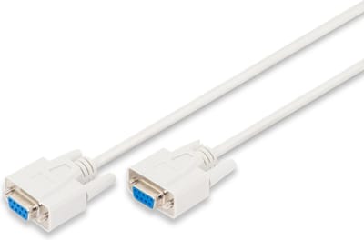 Digitus AK-610106-020-E seriële kabel Beige 2 meter D-Sub9