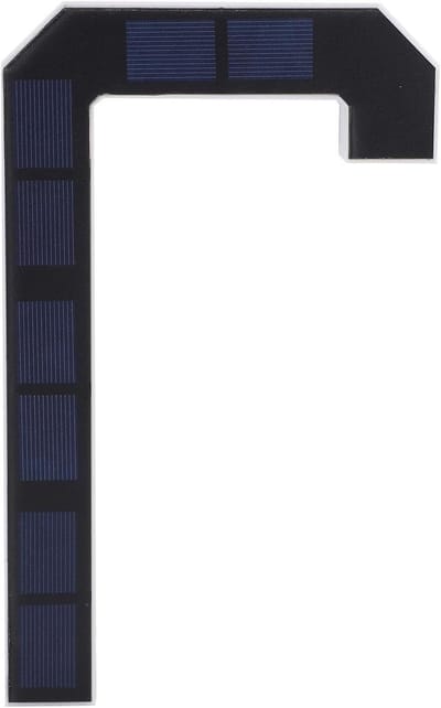 Verlicht Huisnummer - Adresbord Solar - Bezoekers Vinden - Automatische Sensor - 24 x 5 cm - Zilverkleurig
