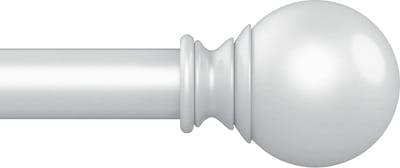 uittrekbaar, gordijnstang, verstelbare lengte, gordijnroede met rond eindstuk voor woonkamer/slaapkamer raam, 90-180 cm, zilver