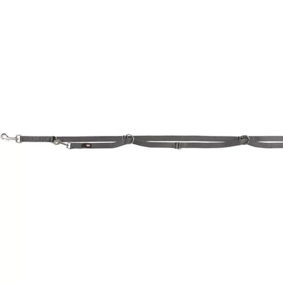 Trixie Premium verstelbare riem XS-S: 2,00 m/15 mm grafiet