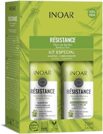 INOAR Resistance Fibra De Bambu DUO 2 x 250ml