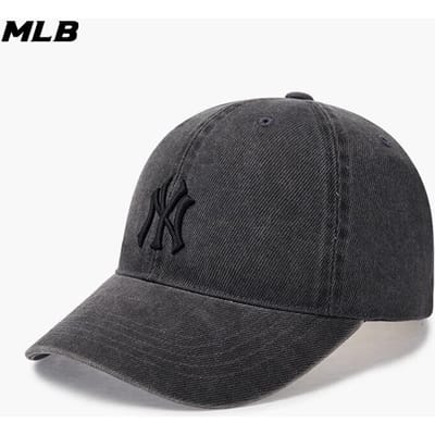 Casquette de Baseball MLB pour Hommes et Femmes, Style Célébrité Zhang Linghe pour Couples, Casquette de Baseball Souple, Chapeau à Visière 3ACPVV14N-50GRD