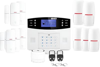 Alarm Systeem - Draadloze Beveiliging - Huis Beveiligen - Audio En Beweging - 15 Stuks - Wit