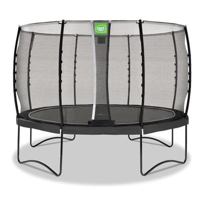 EXIT Allure Classic Trampoline ø366cm - Op Poten - Rond - Trampoline Buiten - Voor Kinderen - Zwart