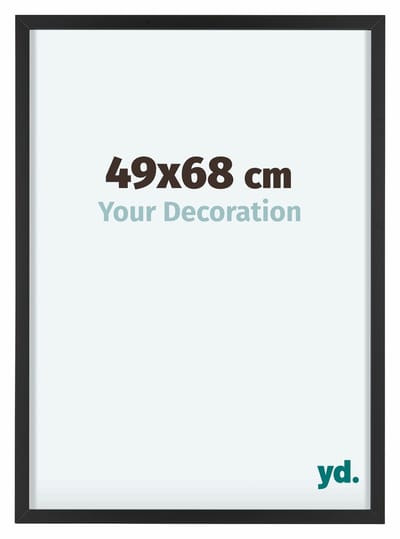 Your Decoration - Fotolijst 49x68 cm - Aluminium - Zwart - Virginia