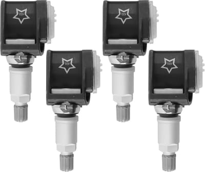 Banden Sensoren - Drukmeters - Veilig Rijden - Nauwkeurig Meten - 433MHz - Zwart