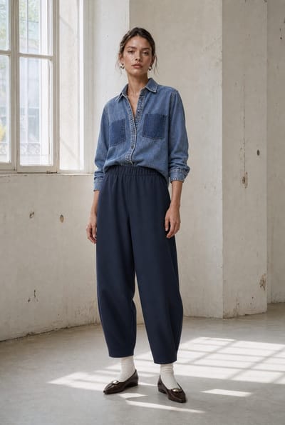 Benot pants technical jersey | Blue - Blue / S