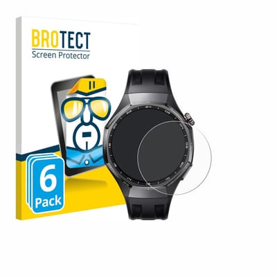 BROTECT - Screenprotector voor Huawei Watch GT 6 / 6 Pro / 7 / 7 Pro (46 mm) - Folie Beschermfolie transparant 6 Stuks