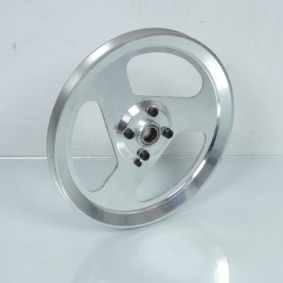 transmissie poelie rsm voor bromfiets peugeot 50 103 ellips 3 gaten 11 tanden d16mm nieuw