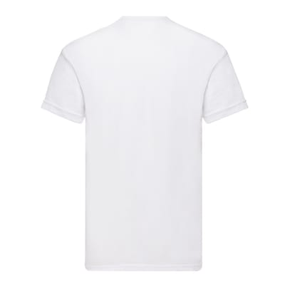 Fruit of the Loom Unisex Adult Waardevol Katoenen T-Shirt (Wit)