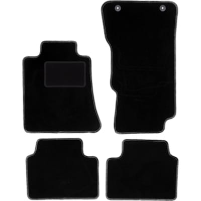 Zwarte veloursmatten voor: Alfa Romeo Giulia 4x4 (4WD) sedan (2016-)