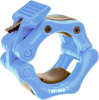 Halterklemmen - Barbell Clips - Gewicht Trainen - Zeer Sterk Nylon - 5 cm Diameter - Hemelsblauw