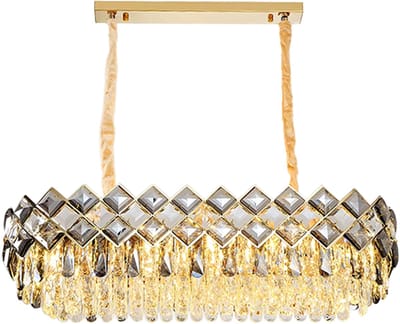 Toolight App1539-12Cp80 Hanglamp Goud 80X29X29Cm