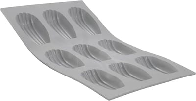 Siliconen Bakvorm - Bakmat Gebakjes - Zelf Gebak Maken - Elastomoule Materiaal - 21 x 175 x 3 cm - Grijs