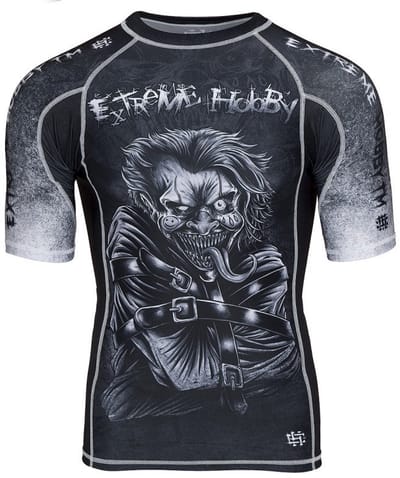 Extreme Hobby Psycho Clown - Rashguard - Korte mouwen - Compressie - Thermo-regulerend - L