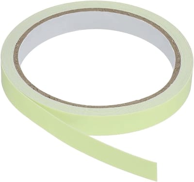 Fluorescerende Tape 5m x 1cm, Zelfklevende Luminous Strips, Glow in the Dark Tape voor Trappen en Muren, Veiligheid en Decoratie