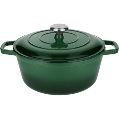 SILVERCREST Gietijzeren pan, Ø27 cm (Groen)