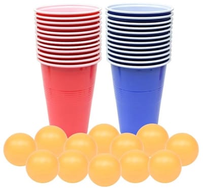 Benson Drankspel Bier Pong Set 48-delig: Ultieme Feestmaker voor Onvergetelijke Avonden!