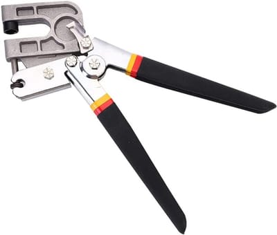 Krimptang - 0,4-0,5 mm Metaalstempelgereedschap - Robuust Gelegeerd Staal - Ergonomische Handgreep - Geschikt Voor Gipsplaten, Plafonds en Frameconstructies