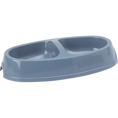 Savic Picnic Twin Cat Feeding Bowl 23.5 x 13 cm 2 x 0.15L