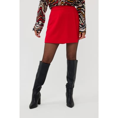 EsQualo Skort City Red Maat: 36 | Mini Rokken Outlet | Dames | Rood