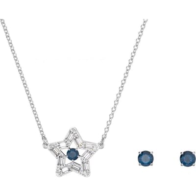 Swarovski Stella Wish Star Betekenis Verzild Kristallen Ketting Dames ketting 5646762 Box (Random Color) white