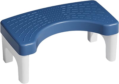 Toiletkruk - Hurkstoel Potje - Ontlasting Verbeteren - Anti-slip Ontwerp - 38cm breed - Donkerblauw
