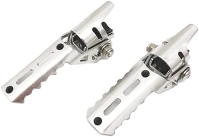 Vouwbare Voetsteunen voor Motoren, Pedalen met Kussen, Geschikt voor BMW R1250GS R1200GS R 1200 GS ADV LC HP GSA 2013-2022, Chroom Afwerking