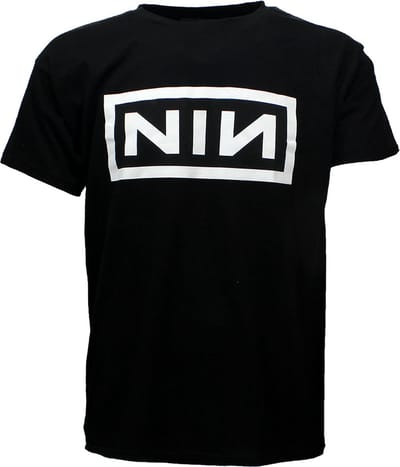Nine Inch Nails Classic Logo Band T-Shirt - Officiële Merchandise - S