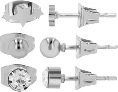AKZENT Akzent dames oorbel Oorknopjes oorbellen Edelstahl zilver dames waterbestendig