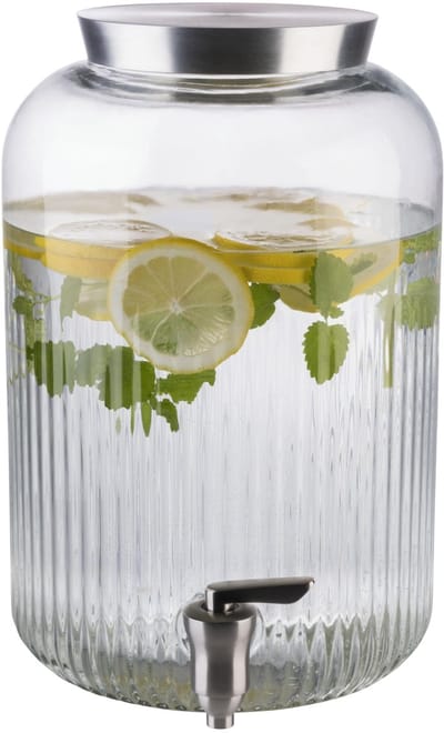 APS Drankdispenser - Sapdispenser - RVS - Ø 20 cm - 7 Liter - Vaatwasserbestendig - Breukvast
