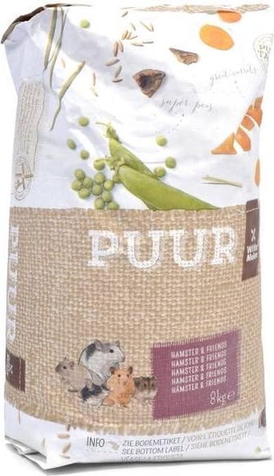 Witte Molen - Knaagdierenvoer - Knaagdier - Puur Hamster & Friends 8kg - 1st