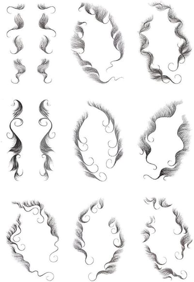 Dailygoods- Haarlijnstickers Waterdicht - Tijdelijke Make-Uptool