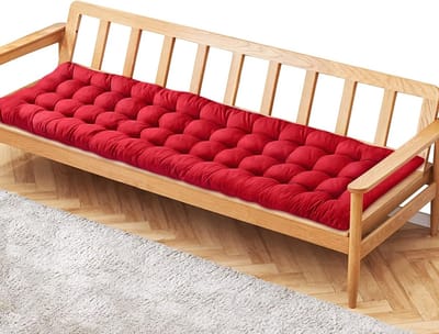 Tuinkussen voor 2/3-zits bank - Comfortabel zitkussen voor terras, tuin en lounge - 120x48cm