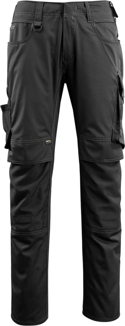 Mascot Unique Broek met kniezakken 16079-230 - Zwart - C46 - 76
