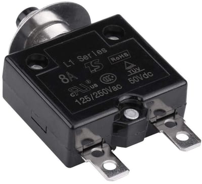 Dailygoody - Thermische beveiligingsschakelaar - Handmatige reset - Overbelastingsbeveiliging - Compact formaat - Drukschakelaar - Voor veilig gebruik..