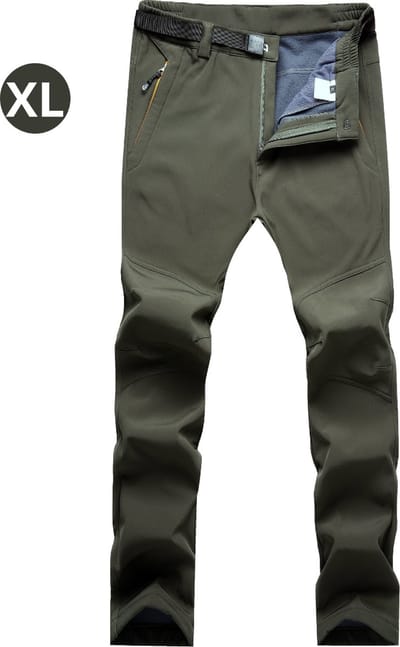 Nivard Skibroek - Skipak - Snowboard Broek - Winterbroek - Sneeuwbroek - Heren - Dames - Unisex - Wintersport - Leger Groen XL