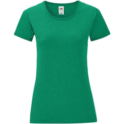 Dames-T-shirt Fruit of the Loom Iconic 150