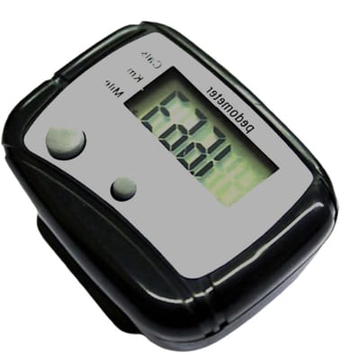 Stappenteller Clip - Wandelmeter Tracker - Fitness Doelen - Geen App Nodig - 4.7x3.5CM - Zwart